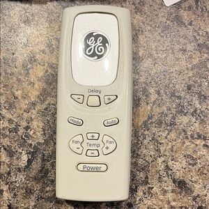 GE Remote Control in Cream
